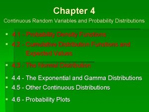 Gamma distribution example
