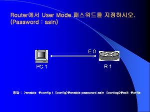 Router User Mode Password asin E 0 PC