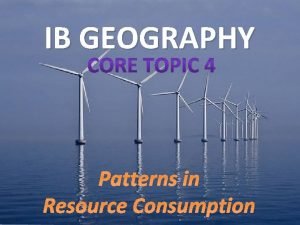Ib geography resources