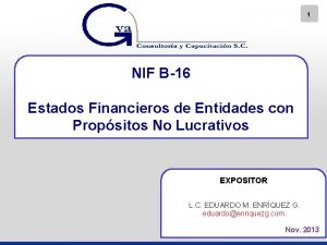 Nif b16 Nif b16
