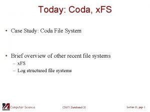 Today Coda x FS Case Study Coda File