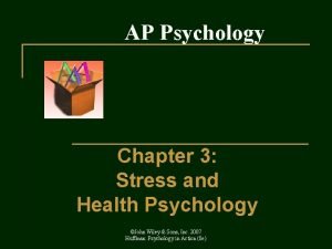 Health psychology definition ap psychology