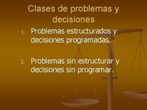 Problemas estructurados ejemplos Problemas estructurados ejemplos