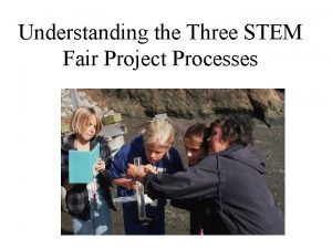Understanding the Three STEM Fair Project Processes Three