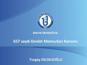 657 sayl Devlet Memurlar Kanunu Turgay DELALOLU 1