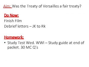 Comparing the 14 points & treaty of versailles