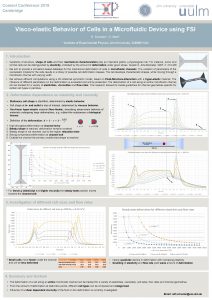 Comsol Conference 2019 Cambridge Viscoelastic Behavior of Cells