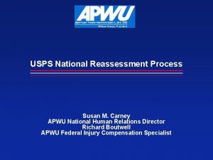 National reassessment process