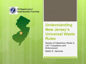 Understanding New Jerseys Universal Waste Rules Bureau of