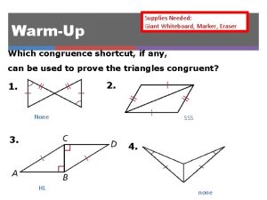 Flow chart for congruent triangles