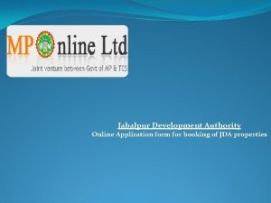 Jabalpur development authority