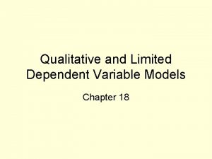 Dependent variable