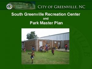 Greenville recreation center