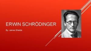 Erwin schrodinger fun facts