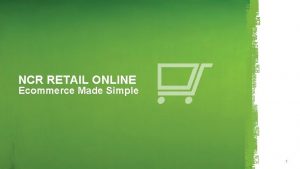 Ncr retail online