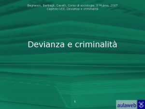 Bagnasco Barbagli Cavalli Corso di sociologia Il Mulino