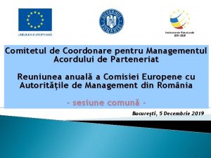 Comitetul de Coordonare pentru Managementul Acordului de Parteneriat