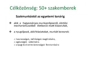 Clkznsg 50 szakemberek Szakmunkstl az egyetemi tanrig v