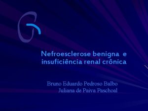 Nefroesclerose benigna