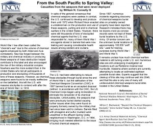 From the South Pacific to Spring Valley Casualties