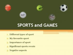 Different type of sports