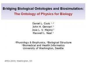 Ontology in biology