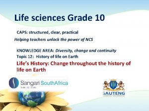 Life sciences Grade 10 CAPS structured clear practical