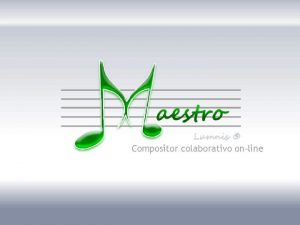 Compositor colaborativo online Usurios e PblicoAlvo Cenrio atual