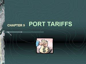 Westport tariff