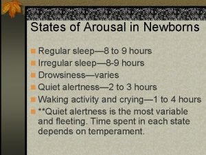States of arousal