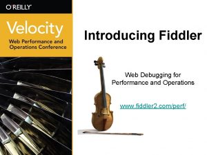 Fiddler web debugger