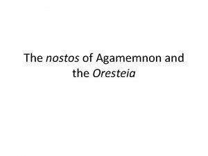 Who killed agamemnon