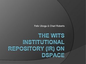 Wits repository