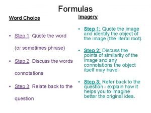 Words to describe imagery