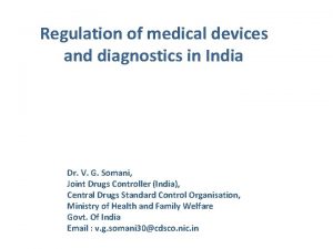 Cdsco medical device classification