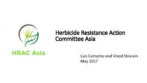 Herbicide resistance