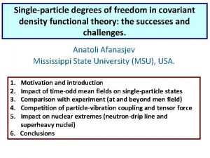 Singleparticle degrees of freedom in covariant density functional