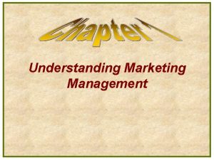 Define marketing management