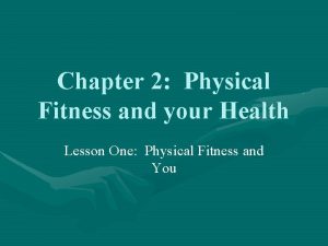 Fitness chapter 2