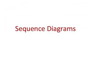 Sequence diagram