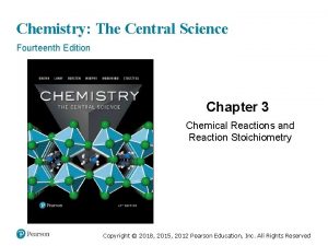 Chemistry The Central Science Fourteenth Edition Chapter 3