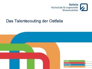 Das Talentscouting der Ostfalia Wege ins Studium ffnen