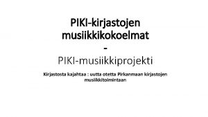 Pikikirjastot