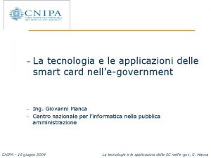 Tecnologia smart card