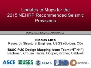2015 nehrp recommended seismic provisions