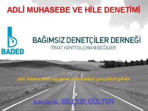 Adli muhasebe nedir