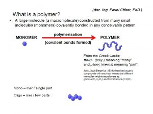 doc Ing Pavel Ctibor Ph D Reactoplastic Elastomers