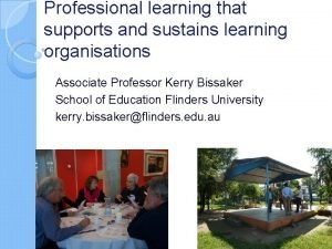 Professional learning that supports and sustains learning organisations