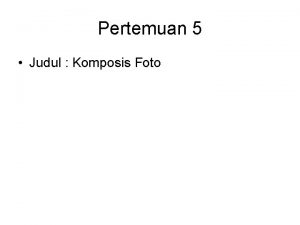 Komposisi statis