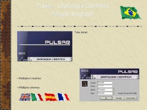 Pulsar Grafologia Cientfica Projeto Scigraph Tela inicial Mltiplos